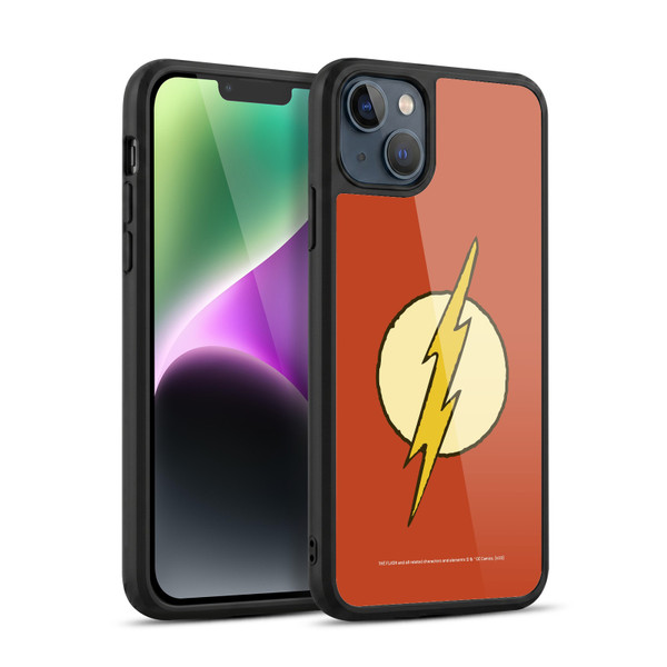 The Flash DC Comics Vintage Logo Gel Armour Case For Apple iPhone 14 Plus
