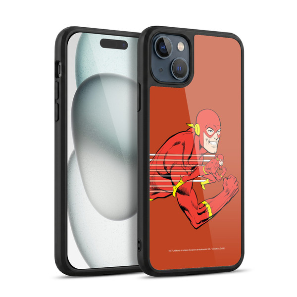The Flash DC Comics Vintage Double Gel Armour Case For Apple iPhone 15 Plus