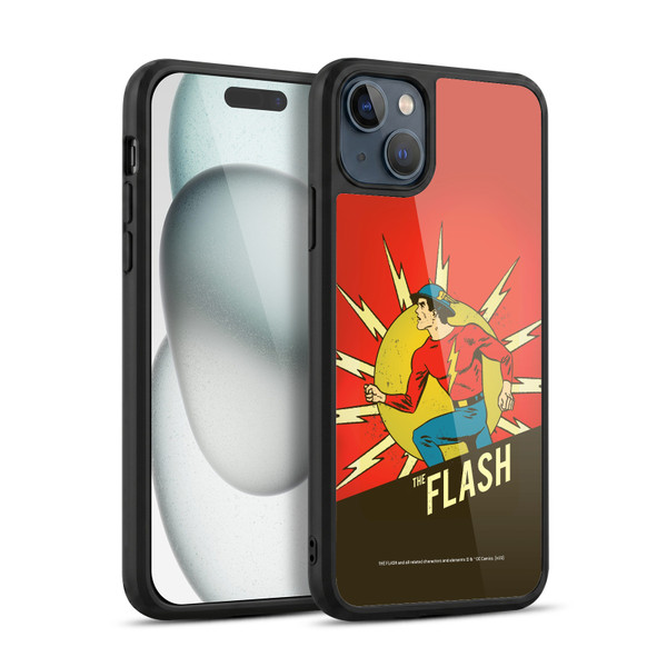 The Flash DC Comics Vintage Jay Garrick 2 Gel Armour Case For Apple iPhone 15 Plus