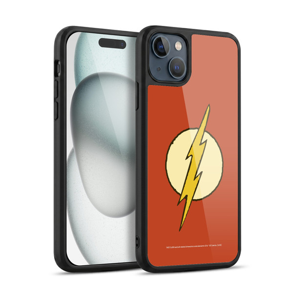The Flash DC Comics Vintage Logo Gel Armour Case For Apple iPhone 15 Plus
