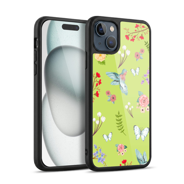 Ameritech Graphics Floral Gel Armour Case For Apple iPhone 15 Plus