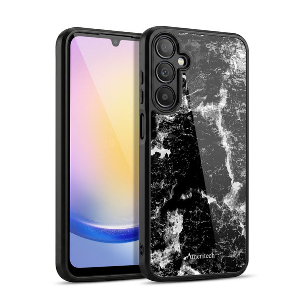 Ameritech Graphics Black Marble Gel Armour Case For Samsung Galaxy A25 5G