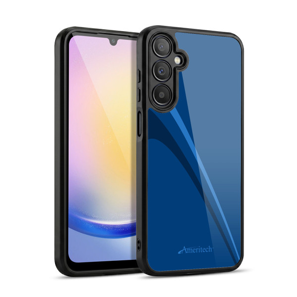 Ameritech Graphics Blue Mono Lines Gel Armour Case For Samsung Galaxy A25 5G