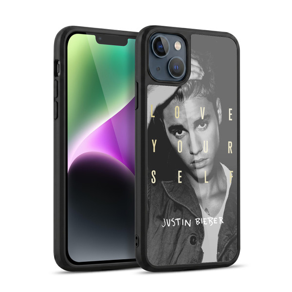 Justin Bieber Purpose B&w Love Yourself Gel Armour Case For Apple iPhone 14 Plus