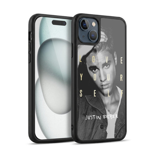 Justin Bieber Purpose B&w Love Yourself Gel Armour Case For Apple iPhone 15 Plus