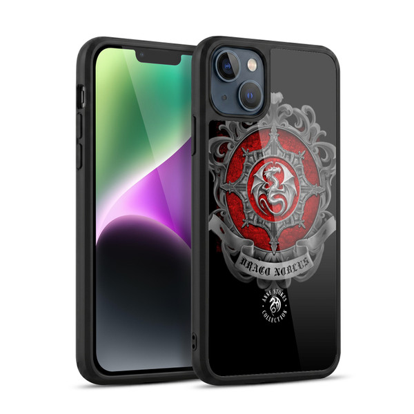 Anne Stokes Fire Tribal Dragon Crest Gel Armour Case For Apple iPhone 14 Plus