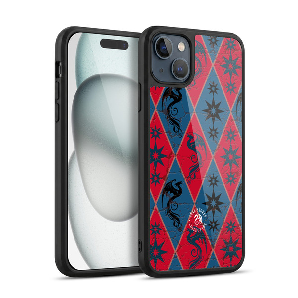 Anne Stokes Fire Tribal Heraldry Gel Armour Case For Apple iPhone 15 Plus