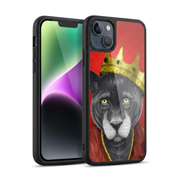 Barruf Animals The King Panther Gel Armour Case For Apple iPhone 14 Plus