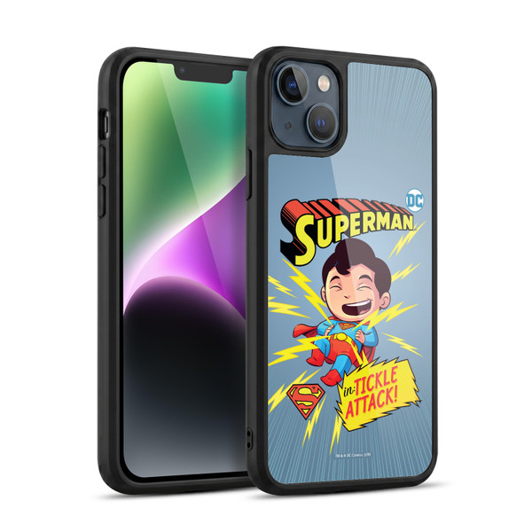 Super Friends DC Comics Toddlers Comic Covers Superman 2 Gel Armour Case For Apple iPhone 14 Plus