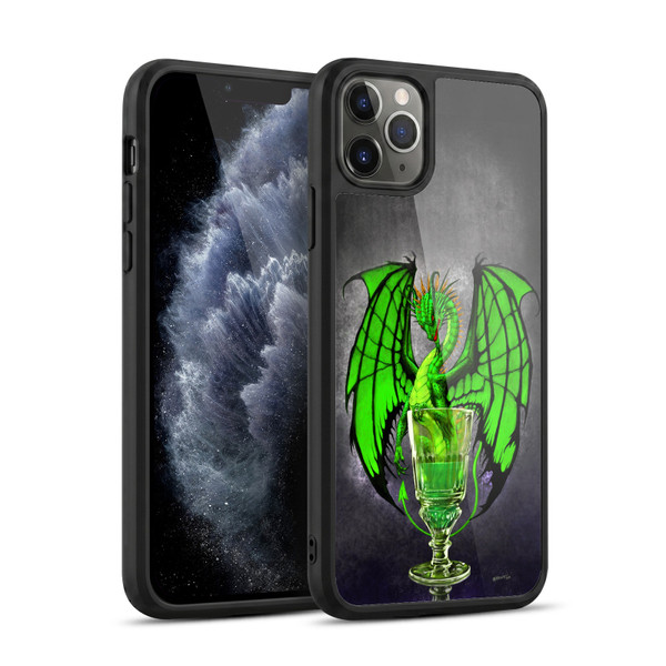 Stanley Morrison Dragons Absinthe Green Drink Gel Armour Case For Apple iPhone 11 Pro Max