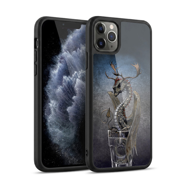 Stanley Morrison Dragons Vodka Drink Glass Gel Armour Case For Apple iPhone 11 Pro Max