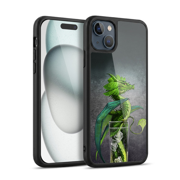 Stanley Morrison Dragons Green Mojito Drink Gel Armour Case For Apple iPhone 15 Plus