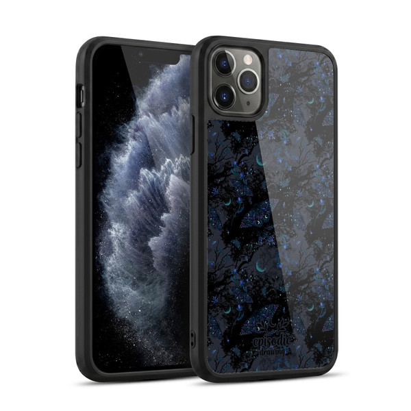 Episodic Drawing Spooky Patterns Witch Moth Gel Armour Case For Apple iPhone 11 Pro Max