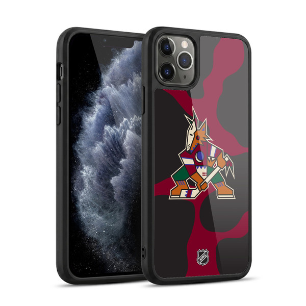 NHL Arizona Coyotes Cow Pattern Gel Armour Case For Apple iPhone 11 Pro Max