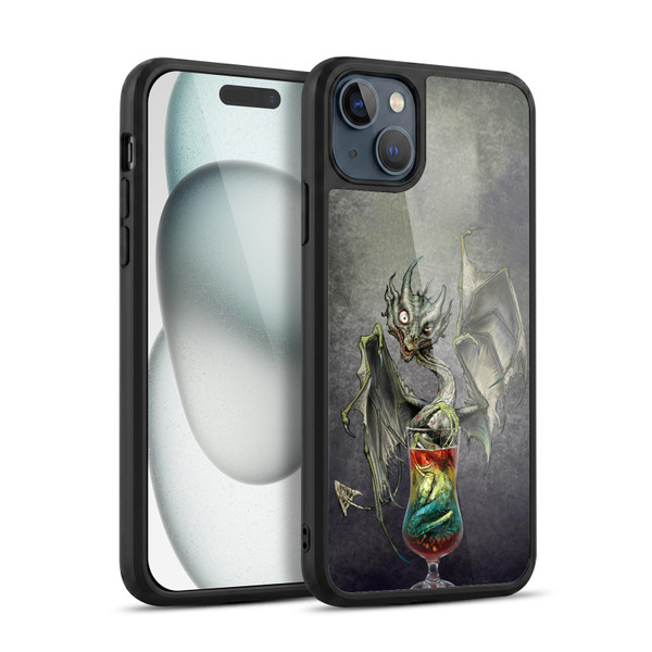 Stanley Morrison Dragons Green Zombie Drink Gel Armour Case For Apple iPhone 15 Plus