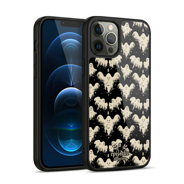 Episodic Drawing Spooky Patterns Halloween Ghost Gel Armour Case For Apple iPhone 12 Pro Max