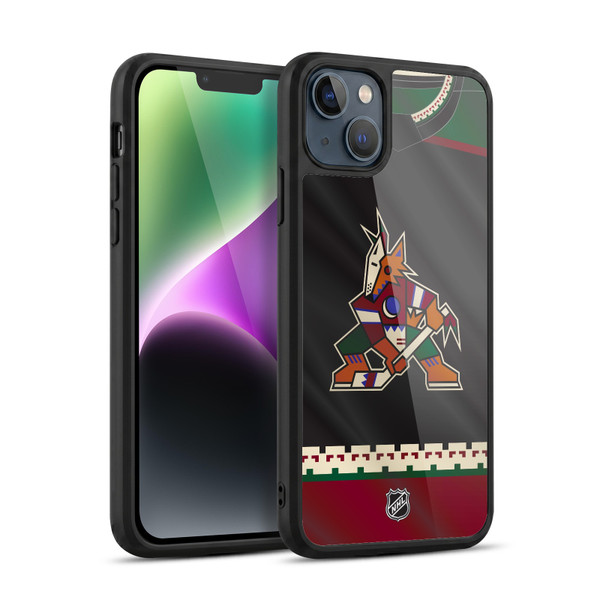 NHL Arizona Coyotes Jersey Gel Armour Case For Apple iPhone 14 Plus