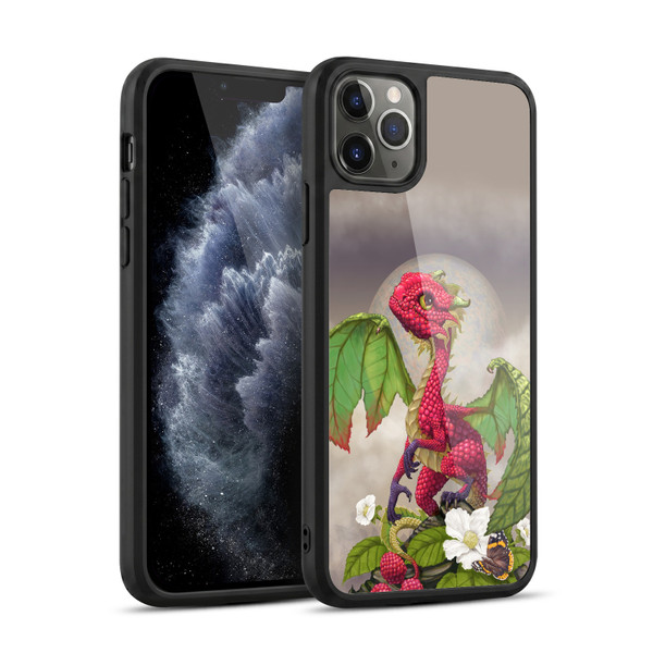 Stanley Morrison Dragons 3 Raspberry Garden Gel Armour Case For Apple iPhone 11 Pro Max