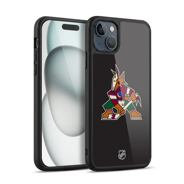 NHL Arizona Coyotes Plain Gel Armour Case For Apple iPhone 15 Plus