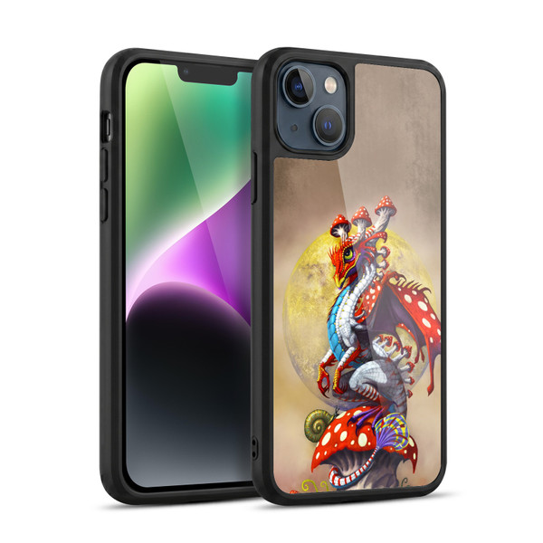 Stanley Morrison Dragons 3 Mushroom Garden Gel Armour Case For Apple iPhone 14 Plus