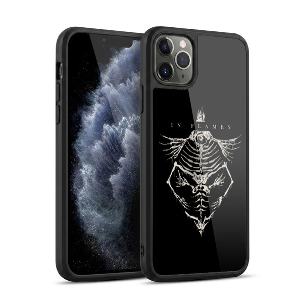 In Flames Metal Grunge Jesterhead Bones Gel Armour Case For Apple iPhone 11 Pro Max