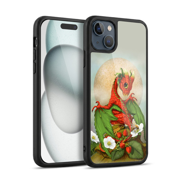Stanley Morrison Dragons 3 Strawberry Garden Gel Armour Case For Apple iPhone 15 Plus