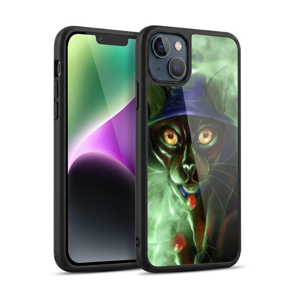Ash Evans Black Cats Conjuring Magic Gel Armour Case For Apple iPhone 14 Plus