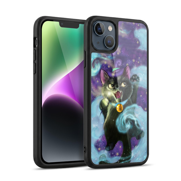 Ash Evans Black Cats Magic Witch Gel Armour Case For Apple iPhone 14 Plus