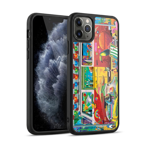 Michael David Ward Psychedelic Art Van Life Frog Gel Armour Case For Apple iPhone 11 Pro Max