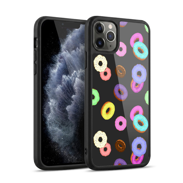 PLdesign Food Patterns Cool Fun Colorful Donuts Gel Armour Case For Apple iPhone 11 Pro Max
