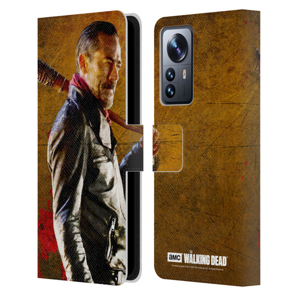 AMC The Walking Dead Negan Lucille 1 Leather Book Wallet Case Cover For Xiaomi 12 Pro