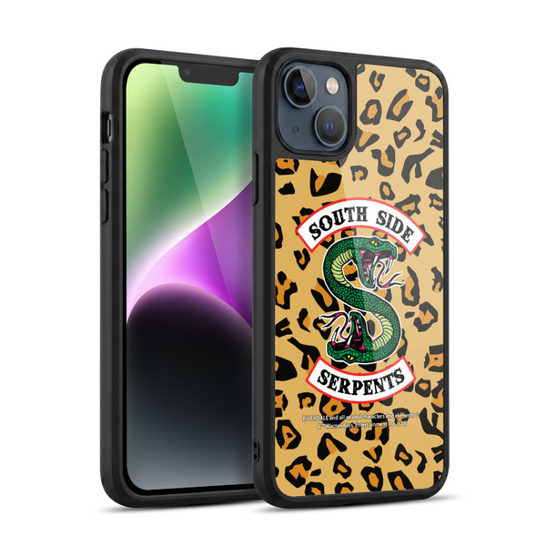 Riverdale South Side Serpents Leopard Logo Gel Armour Case For Apple iPhone 14 Plus