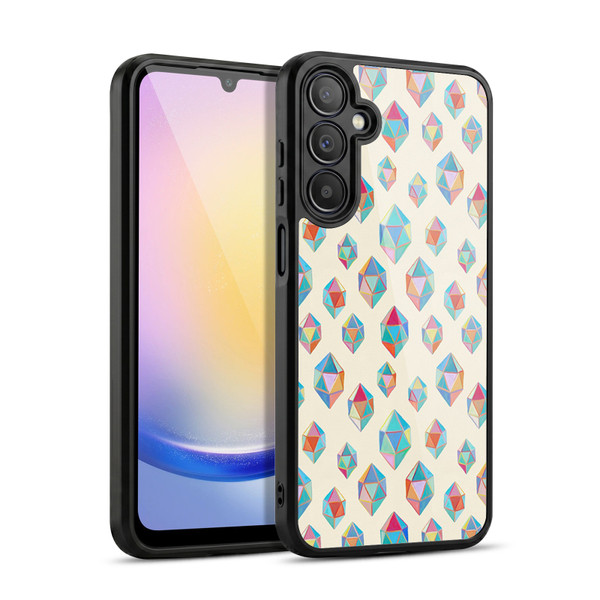 Micklyn Le Feuvre Patterns Floating Gems Gel Armour Case For Samsung Galaxy A25 5G