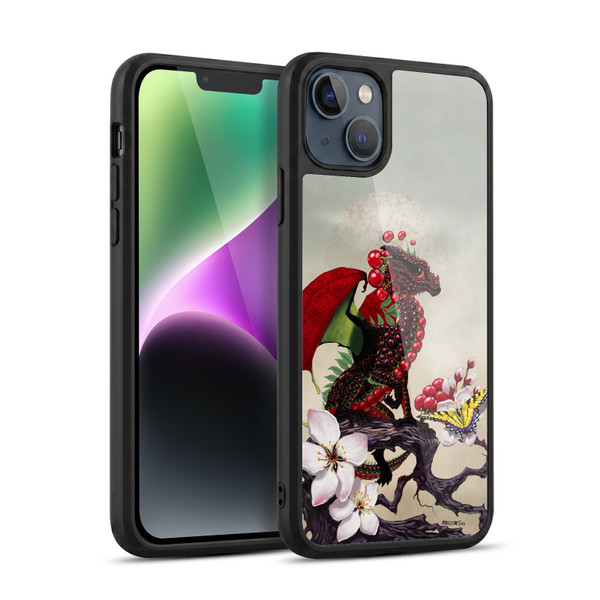 Stanley Morrison Art Cherry Tree, Dragon, Butterfly Gel Armour Case For Apple iPhone 14 Plus