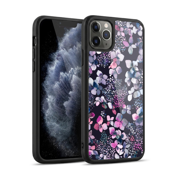 Ninola Floral Hydrangea Astronomical Gel Armour Case For Apple iPhone 11 Pro Max