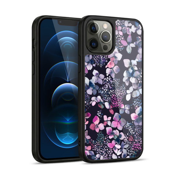 Ninola Floral Hydrangea Astronomical Gel Armour Case For Apple iPhone 12 Pro Max