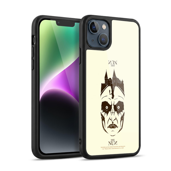 The Nun Valak Graphics Double Exposure 2 Gel Armour Case For Apple iPhone 14 Plus