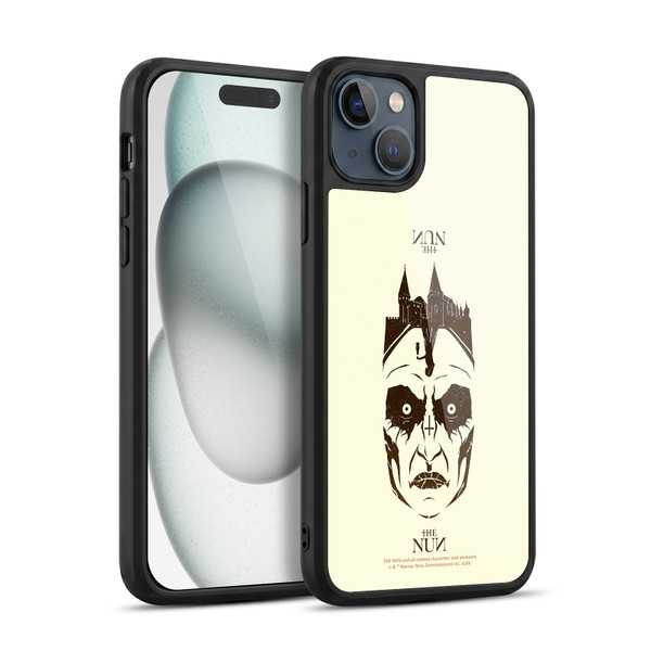 The Nun Valak Graphics Double Exposure 2 Gel Armour Case For Apple iPhone 15 Plus