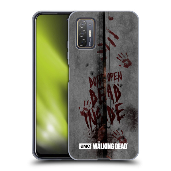 AMC The Walking Dead Typography Dead Inside Soft Gel Case for HTC Desire 21 Pro 5G