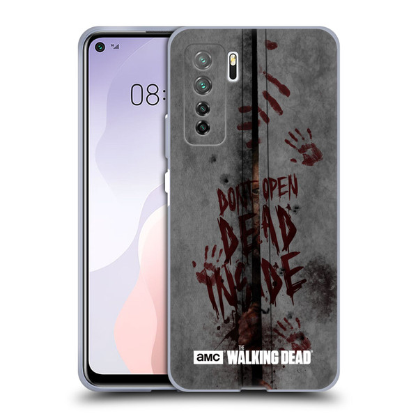 AMC The Walking Dead Typography Dead Inside Soft Gel Case for Huawei Nova 7 SE/P40 Lite 5G