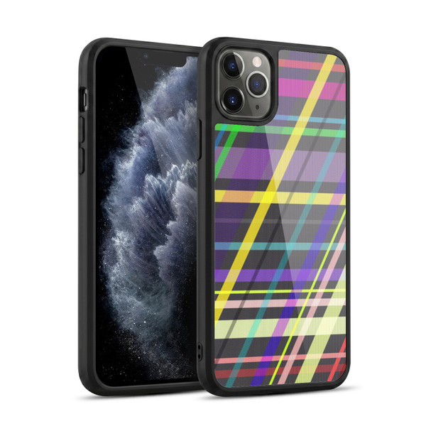 PLdesign Geometric Crossing Lines Gel Armour Case For Apple iPhone 11 Pro Max