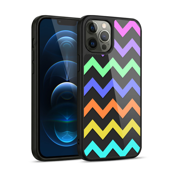 PLdesign Geometric Zigzag Gel Armour Case For Apple iPhone 12 Pro Max