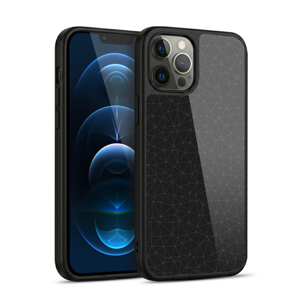 PLdesign Geometric Elegant White And Grey Gel Armour Case For Apple iPhone 12 Pro Max