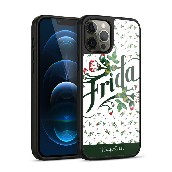Frida Kahlo Typography Floral Gel Armour Case For Apple iPhone 12 Pro Max