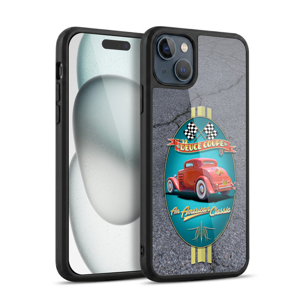 Larry Grossman Retro Collection Deuce Coupe Classic Gel Armour Case For Apple iPhone 15 Plus