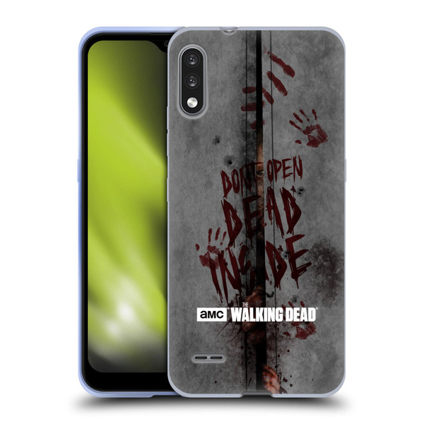 AMC The Walking Dead Typography Dead Inside Soft Gel Case for LG K22