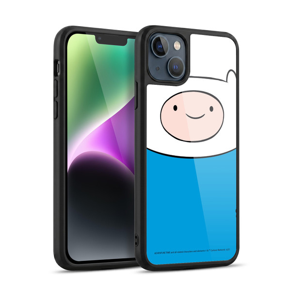 Adventure Time Graphics Finn The Human Gel Armour Case For Apple iPhone 14 Plus
