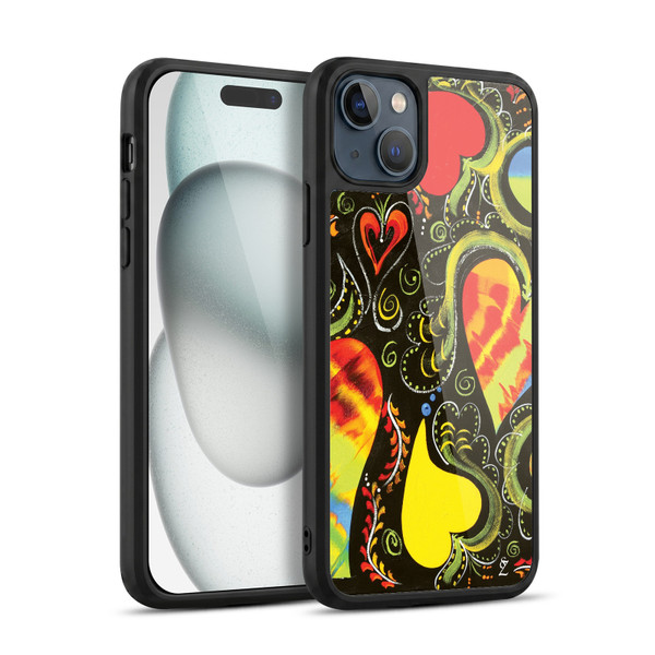 Suzan Lind Colours & Patterns Love Dance Gel Armour Case For Apple iPhone 15 Plus