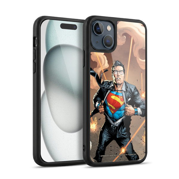 Superman DC Comics Comic Book Art Action Comics #961 Clark Kent Gel Armour Case For Apple iPhone 15 Plus