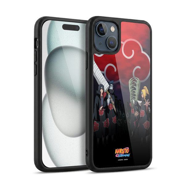 Naruto Shippuden Key Art Akatsuki Gel Armour Case For Apple iPhone 15 Plus